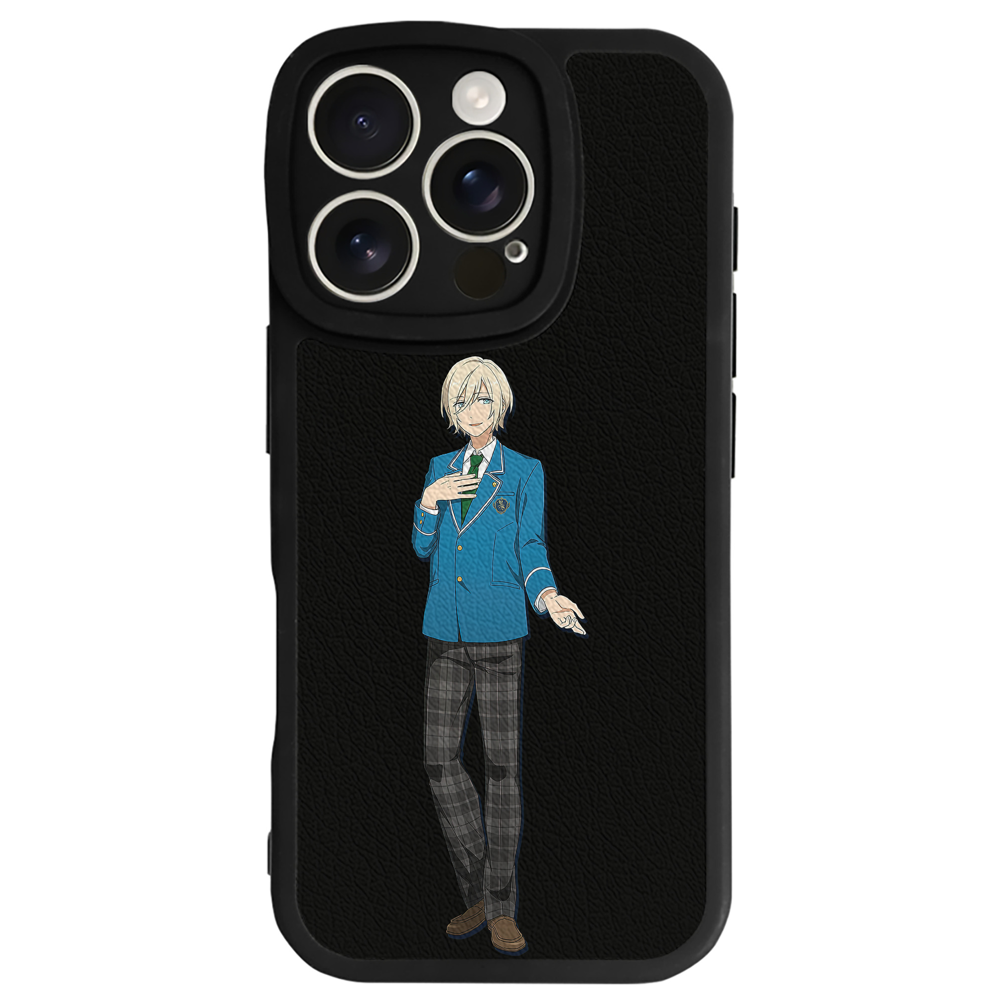（画像用） あんさんぶるスターズ! Ensemble Stars 【iPhone 16シリーズ対応】シリコンスマホケース（レザー調） 材質：シリコン